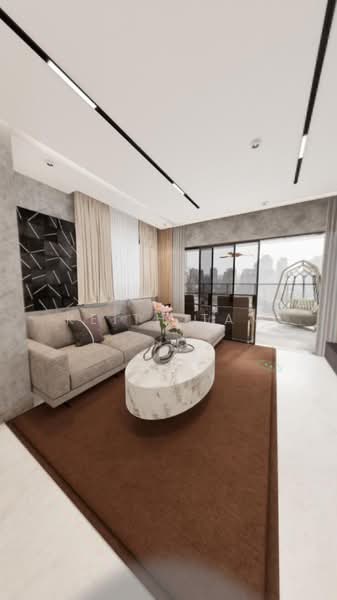 Double Bay Residences, 19C Simei Street 4, 3 Bedrooms, 1,367 sqft, Condominium For Sale, by Keith Tan, 500209649 - Living Room - PropertyGuru.com.sg