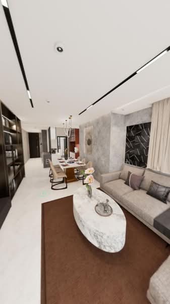 Double Bay Residences, 19C Simei Street 4, 3 Bedrooms, 1,367 sqft, Condominium For Sale, by Keith Tan, 500209649 - Living Room - PropertyGuru.com.sg