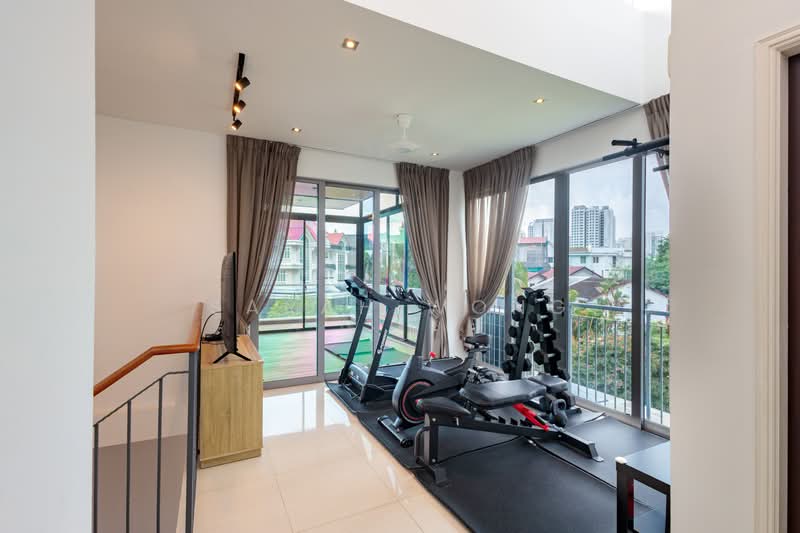 Seletar Hills Estate, Seletar Hills Drive, 5 Bedrooms, 4,600 sqft, Semi-Detached House For Sale, by Sarah Wong, 500209654 - Gym - PropertyGuru.com.sg