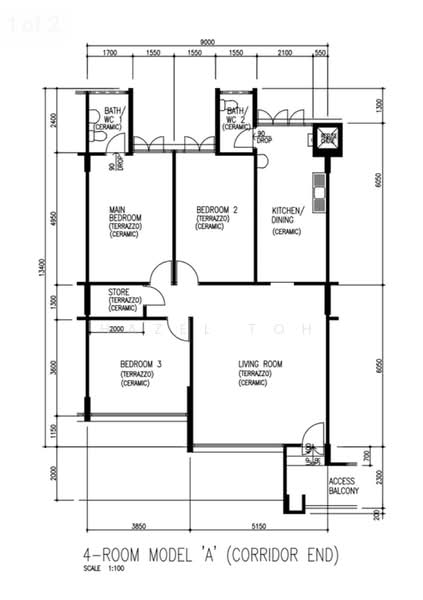 287 Yishun Avenue 6, 287 Yishun Avenue 6, 3 Bedrooms, 1,119 sqft, HDB Flat For Sale, by Hazel Toh, 500209655 - PropertyGuru.com.sg