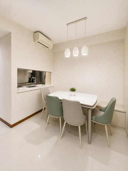 Treasure Crest, 60 Anchorvale Crescent, 3 Bedrooms, 1,076 sqft, Executive Condominium For Sale, by Johnathan Lim, 500209681 - Dining Room - PropertyGuru.com.sg