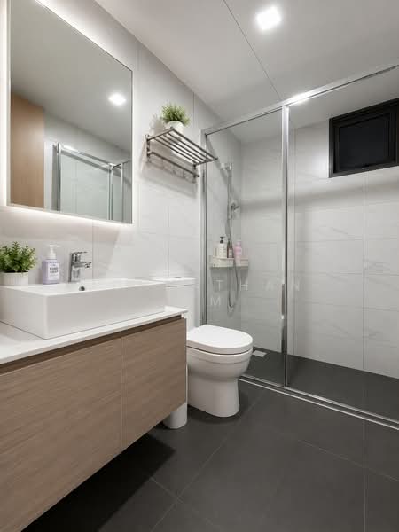 Treasure Crest, 60 Anchorvale Crescent, 3 Bedrooms, 1,076 sqft, Executive Condominium For Sale, by Johnathan Lim, 500209681 - Bathroom - PropertyGuru.com.sg