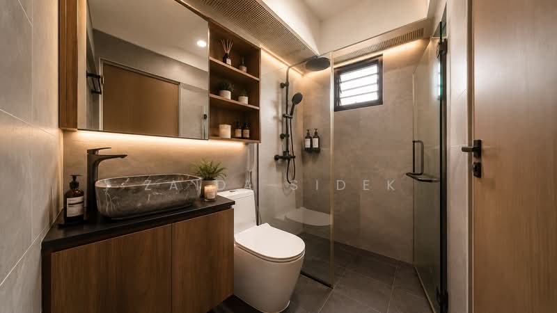 271D Punggol Walk, 271D Punggol Walk, 3 Bedrooms, 990 sqft, HDB Flat For Sale, by Zaida Sidek, 500209707 - Bathroom - PropertyGuru.com.sg