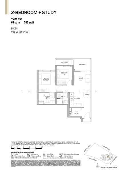 Union Square Residences, 28 Havelock Road,, 2 Bedrooms, 743 sqft, Condominium For Sale, by Sherlyn Loh 罗备渟, 500209725 - B5S - PropertyGuru.com.sg