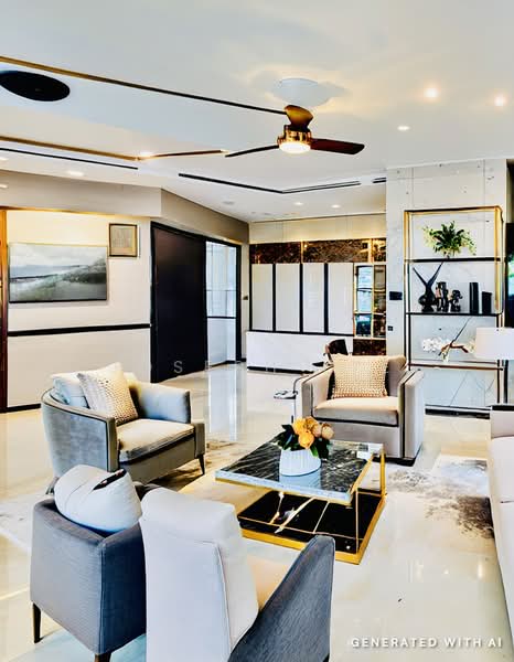 113 Serangoon North Avenue 1, 113 Serangoon North Avenue 1, 3 Bedrooms, 1,076 sqft, HDB Flat For Sale, by Joseph Lee, 500209754 - Living Room (AI) - PropertyGuru.com.sg