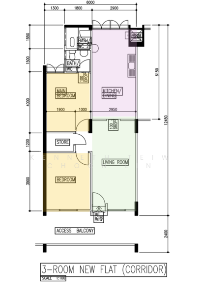 621 Ang Mo Kio Avenue 9, 621 Ang Mo Kio Avenue 9, 2 Bedrooms, 732 sqft, HDB Flat For Sale, by Kenneth Teiw Choon Lin, 500209768 - PropertyGuru.com.sg
