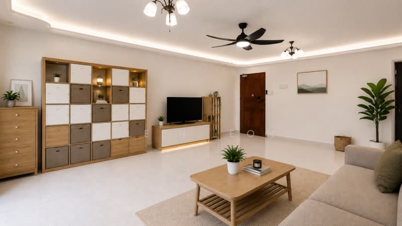 291A Compassvale Street, 291A Compassvale Street, 3 Bedrooms, 1,184 sqft, HDB Flat For Sale, by Eileen Leong, 500209777 - Living Room (For Illustration only) - PropertyGuru.com.sg