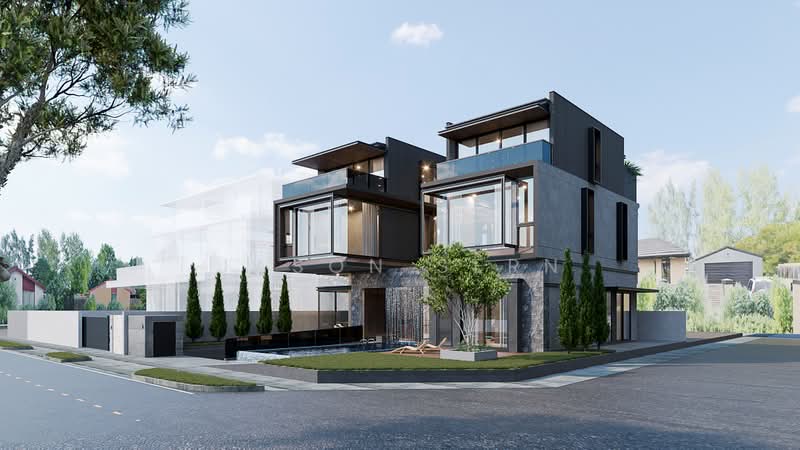 Brand-new luxury Freehold detached in landed enclave within Bungalow zoning only, Costwold Close, Lynwood Grove, 7 Bedrooms, 8,363 sqft, Bungalow House For Sale, by Jason Sern, 500209787 - Exterior - PropertyGuru.com.sg