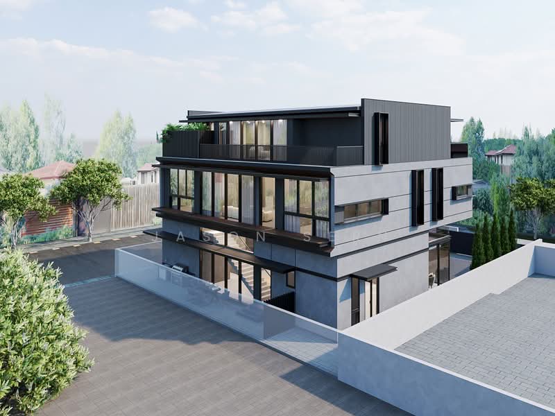 Brand-new luxury Freehold detached in landed enclave within Bungalow zoning only, Costwold Close, Lynwood Grove, 7 Bedrooms, 8,363 sqft, Bungalow House For Sale, by Jason Sern, 500209787 - Exterior - PropertyGuru.com.sg