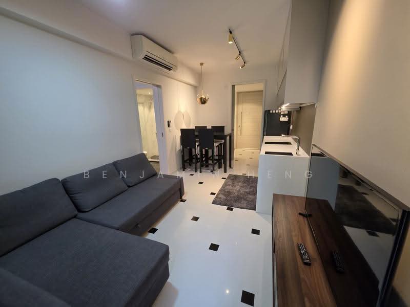 Sophia Hills, 9 Mount Sophia, Orchard / River Valley, 1 Bedroom, 480 sqft, Condominium For Rent, by Benjamin Heng, 500209792 - Living Room - PropertyGuru.com.sg