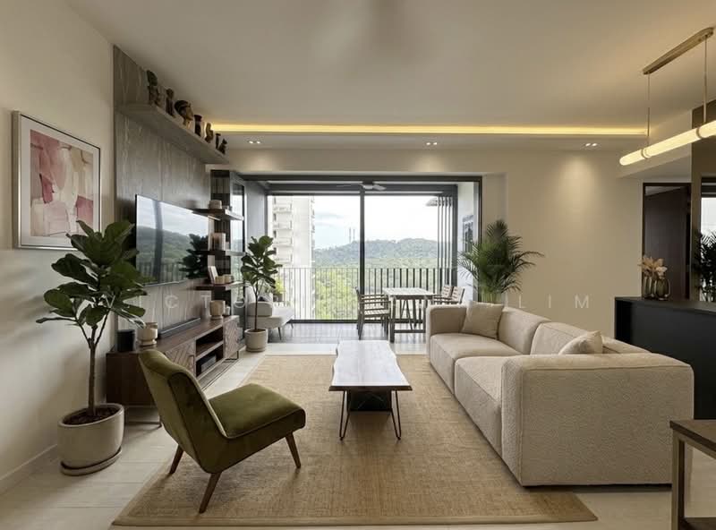 Foresque Residences, 107 Petir Road, 3 Bedrooms, 1,130 sqft, Condominium For Sale, by Victoria Ann Lim, 500209794 - Living Room - PropertyGuru.com.sg