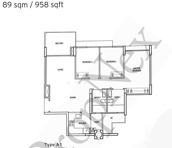 Treasure Crest, 60 Anchorvale Crescent, 3 Bedrooms, 958 sqft, Executive Condominium For Sale, by Noh ., 500209825 - PropertyGuru.com.sg
