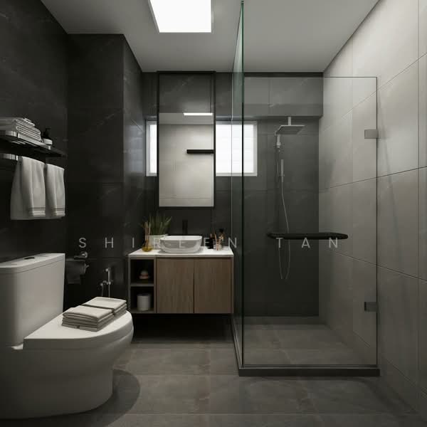 135 Lorong Ah Soo, Lorong Ah Soo, 3 Bedrooms, 1,420 sqft, HDB Flat For Sale, by Shireen Tan, 500209880 - Attached Master Bathroom - PropertyGuru.com.sg
