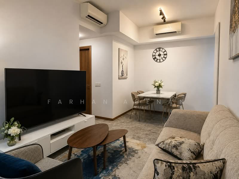 Fourth Avenue Residences, 18 Fourth Avenue, 2 Bedrooms, 710 sqft, Condominium For Rent, by Farhan Adenan, 500210074 - Living Room - PropertyGuru.com.sg