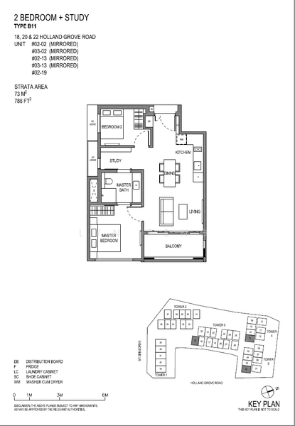 Parksuites, 18 Holland Grove Road, 2 Bedrooms, 786 sqft, Condominium For Sale, by Lyn Feng, 500210086 - PropertyGuru.com.sg