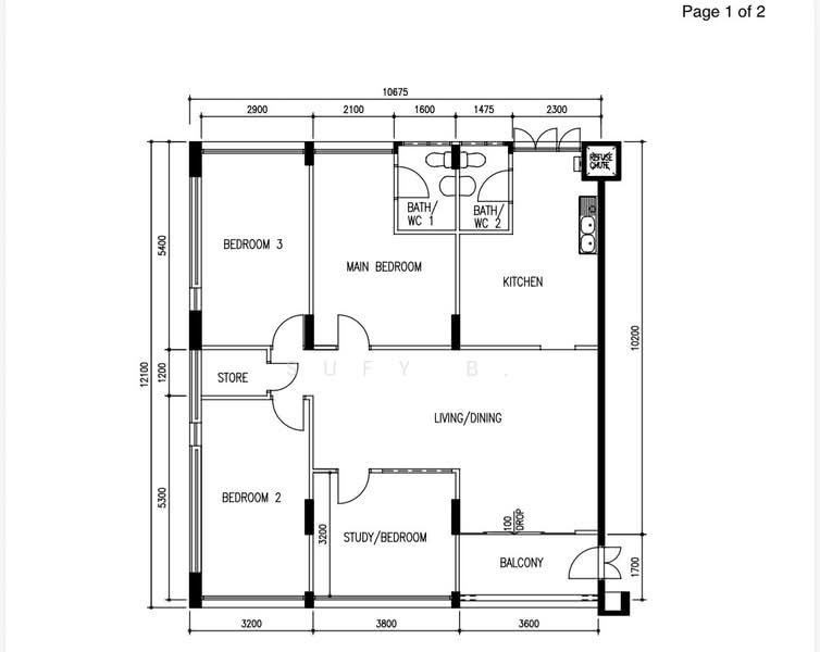 302 Yishun Central, 302 Yishun Central, 3 Bedrooms, 1,313 sqft, HDB Flat For Sale, by Sufy B., 500210167 - PropertyGuru.com.sg