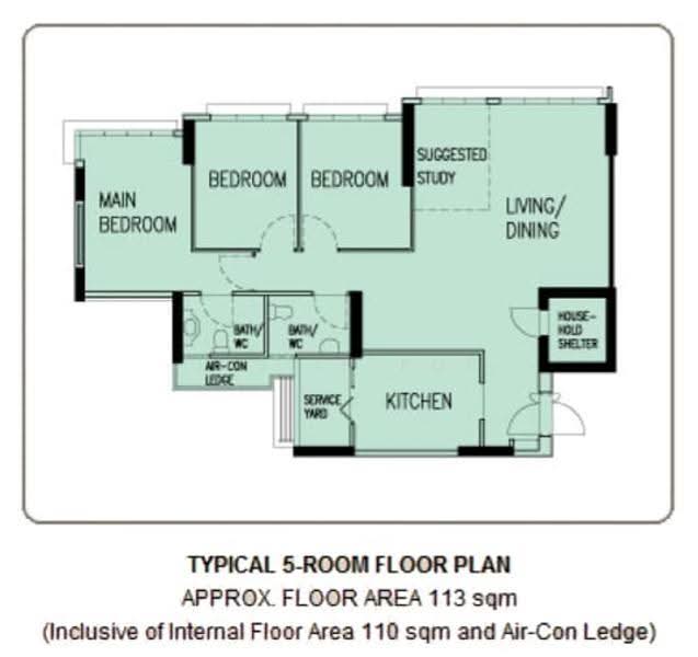 473A Upper Serangoon Crescent, 473A Upper Serangoon Crescent, Hougang / Punggol / Sengkang, 3 Bedrooms, 1,216 sqft, HDB Flat For Sale, by Jaslin Poh, 500210200 - PropertyGuru.com.sg