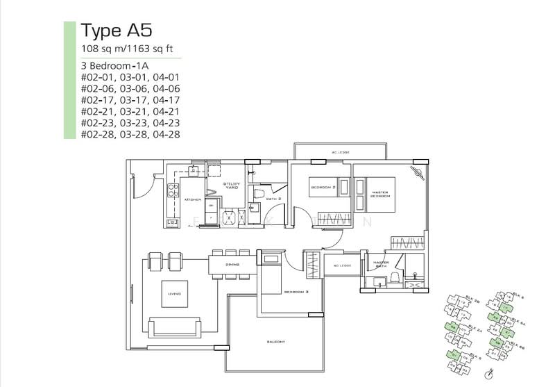 Bliss @ Kovan, Simon lane, 3 Bedrooms, 1,163 sqft, Apartment For Rent, by Derek Tan, 500210232 - PropertyGuru.com.sg