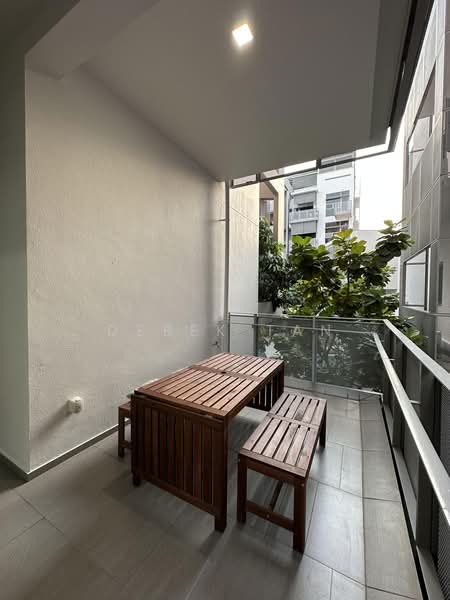 Bliss @ Kovan, Simon lane, 3 Bedrooms, 1,163 sqft, Apartment For Rent, by Derek Tan, 500210232 - Balcony - PropertyGuru.com.sg