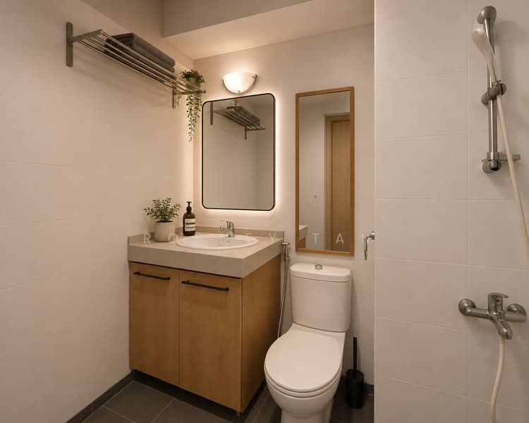 Melville Park, 18 Simei Street 1, 3 Bedrooms, 1,302 sqft, Condominium For Sale, by Rodney Tan, 500210279 - Bathroom - PropertyGuru.com.sg