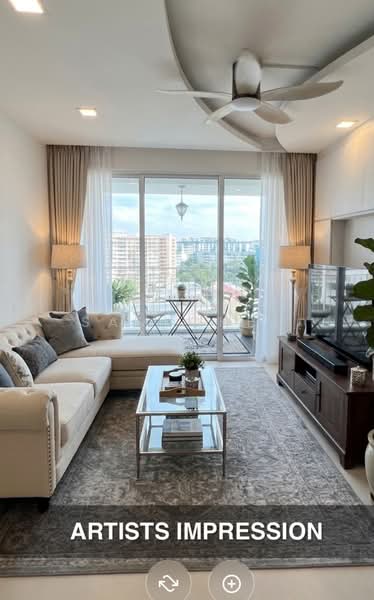 588D Ang Mo Kio Street 52, 588D Ang Mo Kio Street 52, 3 Bedrooms, 980 sqft, HDB Flat For Sale, by Sam Chee, 500210349 - Living Room - PropertyGuru.com.sg