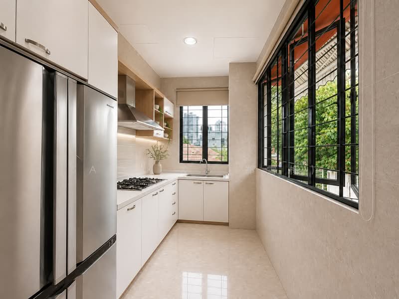 ✨King of the Hill — Elevated Semi D with Views, Wide Frontage & Basement, Mount Sinai / Holland Grove / Grove Drive, 5 Bedrooms, 5,000 sqft, Semi-Detached House For Sale, by Sarah X. (郑雪梅), 500210377 - Dry Kitchen - PropertyGuru.com.sg