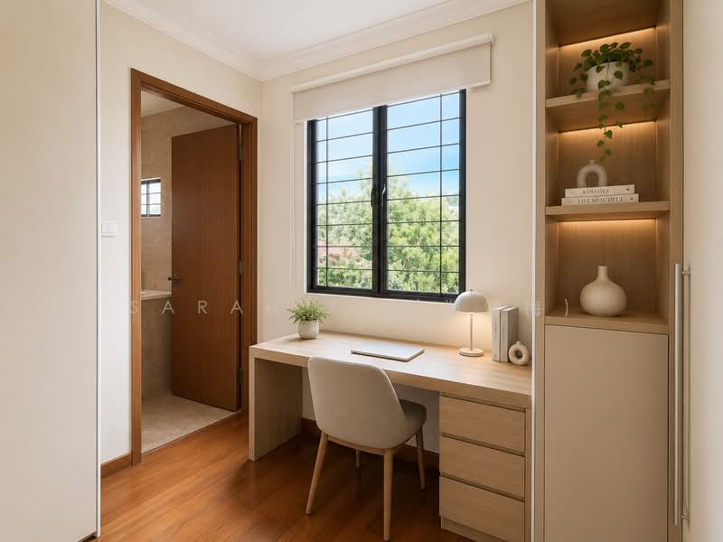 ✨King of the Hill — Elevated Semi D with Views, Wide Frontage & Basement, Mount Sinai / Holland Grove / Grove Drive, 5 Bedrooms, 5,000 sqft, Semi-Detached House For Sale, by Sarah X. (郑雪梅), 500210377 - Study / Walk in Wardrobe - PropertyGuru.com.sg