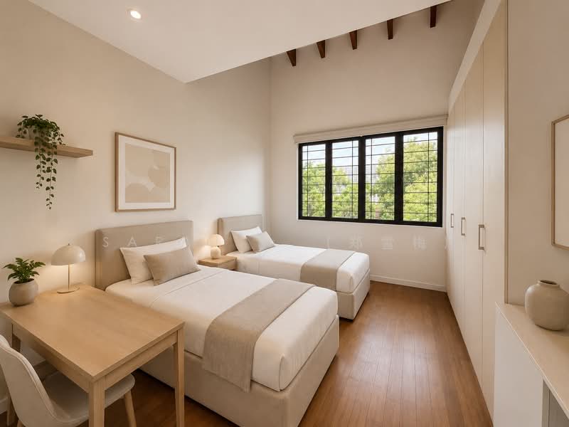 ✨King of the Hill — Elevated Semi D with Views, Wide Frontage & Basement, Mount Sinai / Holland Grove / Grove Drive, 5 Bedrooms, 5,000 sqft, Semi-Detached House For Sale, by Sarah X. (郑雪梅), 500210377 - Bedroom - PropertyGuru.com.sg