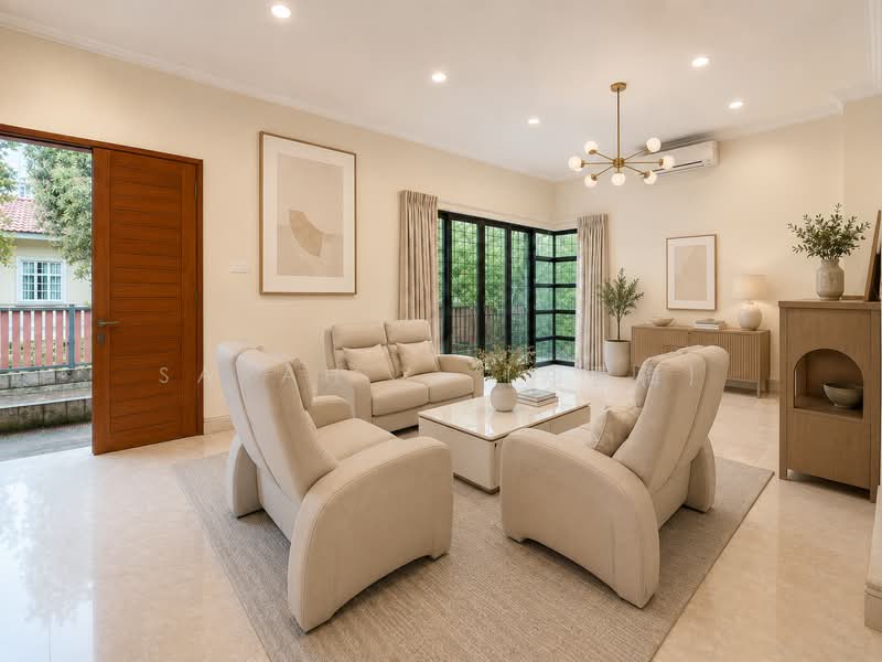 ✨King of the Hill — Elevated Semi D with Views, Wide Frontage & Basement, Mount Sinai / Holland Grove / Grove Drive, 5 Bedrooms, 5,000 sqft, Semi-Detached House For Sale, by Sarah X. (郑雪梅), 500210377 - Living Room - PropertyGuru.com.sg