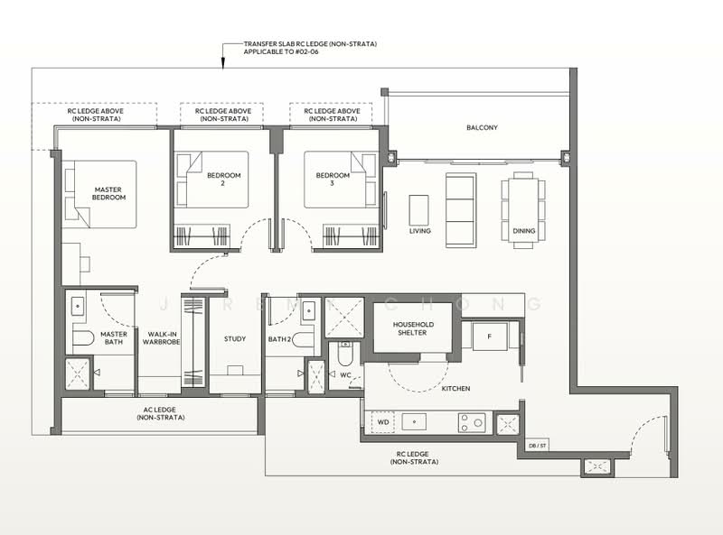 Amber House, 30 Amber Gardens, 3 Bedrooms, 1,216 sqft, Condominium For Sale, by Jeremy Chong, 500210420 - PropertyGuru.com.sg