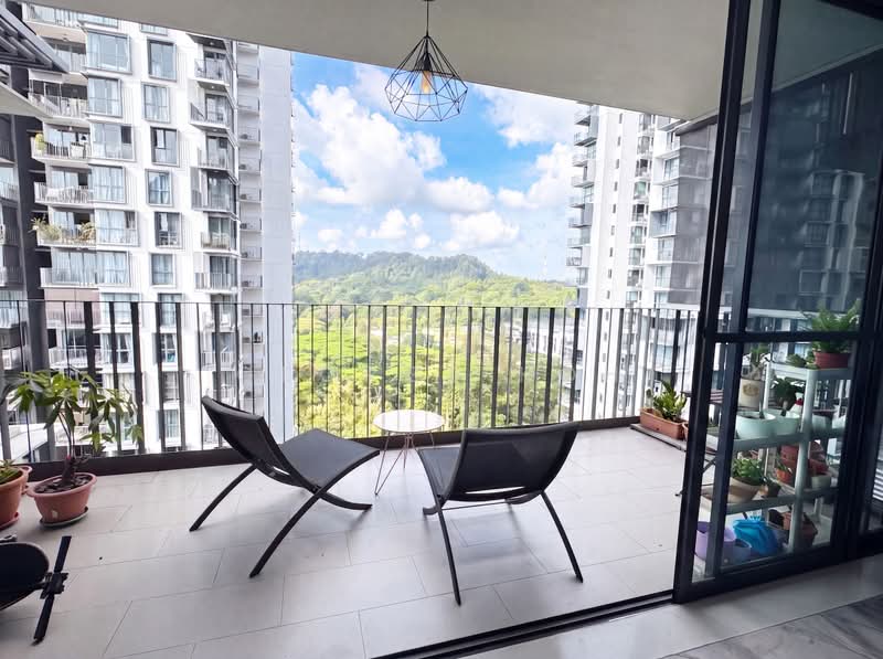 Foresque Residences, 107 Petir Road, 3 Bedrooms, 1,281 sqft, Condominium For Sale, by George Koh, 500210431 - Balcony - PropertyGuru.com.sg