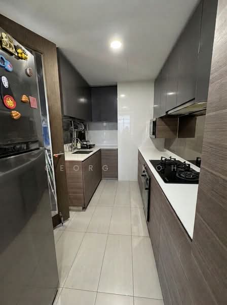 Foresque Residences, 107 Petir Road, 3 Bedrooms, 1,281 sqft, Condominium For Sale, by George Koh, 500210431 - Kitchen - PropertyGuru.com.sg