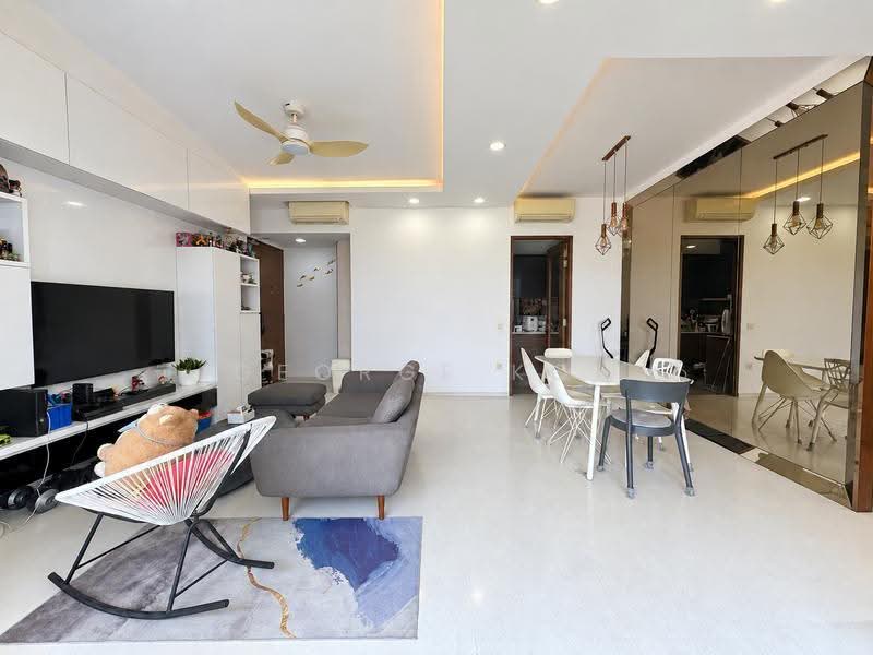 Foresque Residences, 107 Petir Road, Dairy Farm / Bukit Panjang / Choa Chu Kang, 3 Bedrooms, 1,281 sqft, Condominium For Sale, by George Koh, 500210431 - Living Room - PropertyGuru.com.sg