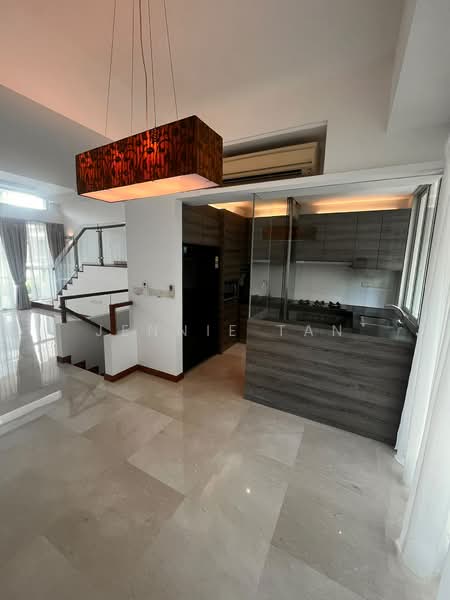 Cabana, 145A Sunrise Terrace, 4 Bedrooms, 3,165 sqft, Cluster House For Sale, by Jennie Tan, 500210486 - Dining Area Facing Kitchen - PropertyGuru.com.sg