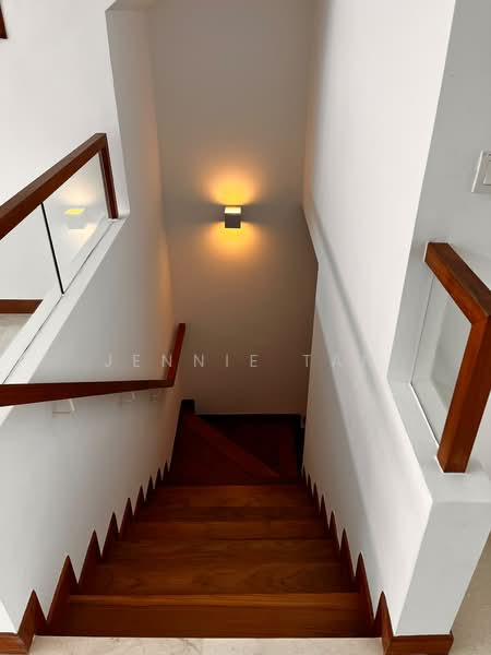Cabana, 145A Sunrise Terrace, 4 Bedrooms, 3,165 sqft, Cluster House For Sale, by Jennie Tan, 500210486 - Staircase To Basement - PropertyGuru.com.sg
