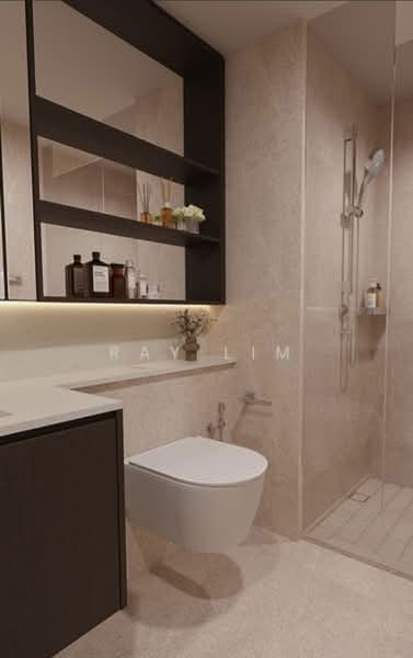 Springleaf Residence, 811 Upper Thomson Road, 3 Bedrooms, 1,259 sqft, Condominium For Sale, by Ray Lim, 500210491 - Bathroom - PropertyGuru.com.sg