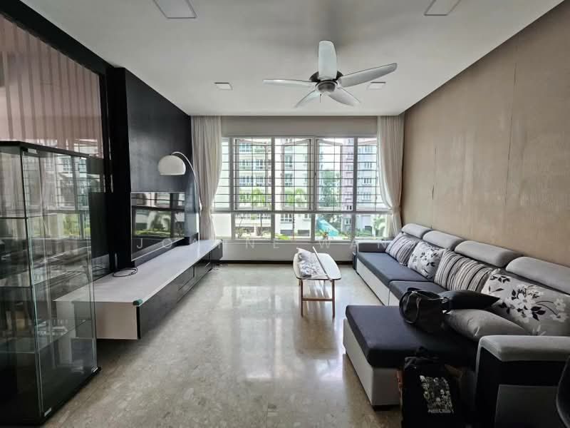 The Floravale, 222 Westwood Avenue, 3 Bedrooms, 1,410 sqft, Executive Condominium For Rent, by Joanne Wang, 500210524 - Living Room - PropertyGuru.com.sg