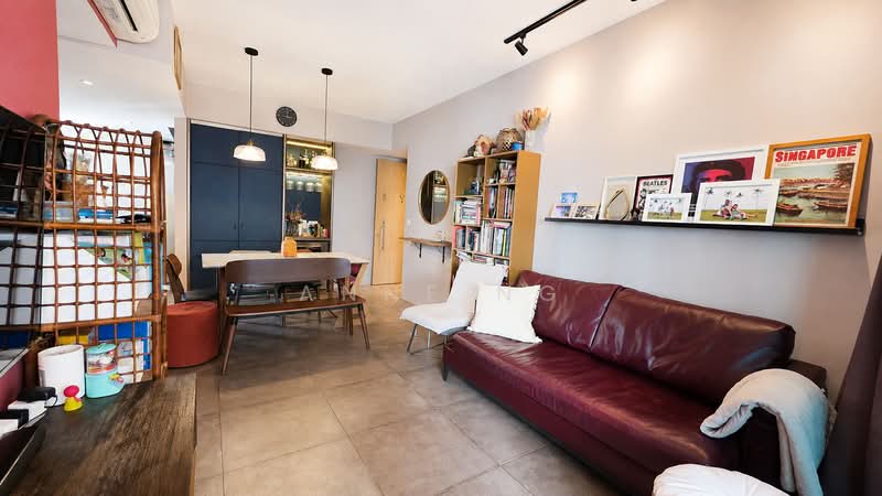 The Terrace, 88 Edgedale Plains, 3 Bedrooms, 1,001 sqft, Executive Condominium For Sale, by Anne Ng, 500210538 - Living Room - PropertyGuru.com.sg