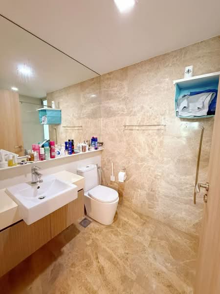 Caspian, 60 Lakeside Drive, 3 Bedrooms, 1,302 sqft, Condominium For Sale, by Charles Huang, 500210601 - Common Bathroom - PropertyGuru.com.sg