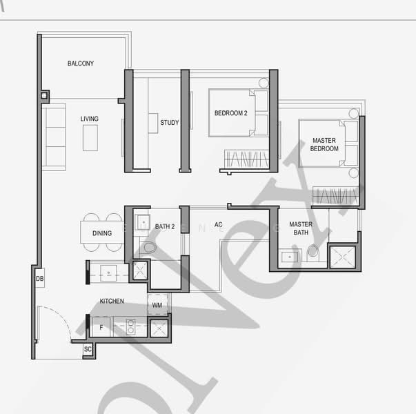 Parc Botannia, 10 Fernvale Street, 3 Bedrooms, 786 sqft, Condominium For Sale, by Eugene Ng, 500210661 - PropertyGuru.com.sg