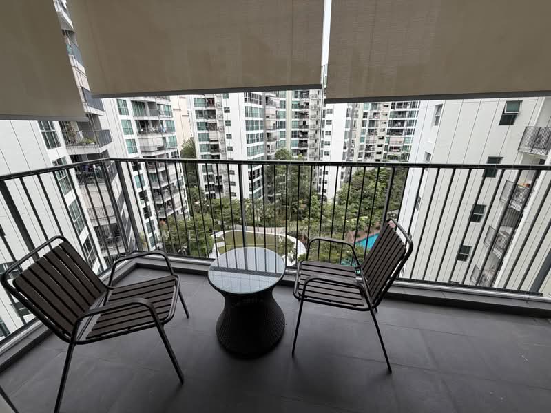 Eight Courtyards, 2 Canberra Drive, Studio, 549 sqft, Condominium For Sale, by Wee Xin Yi, 500210664 - Balcony - PropertyGuru.com.sg