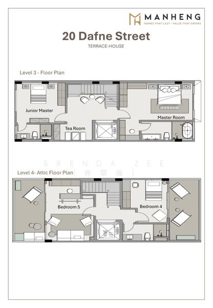 D15 Landed Enclave ✧ New Freehold Terrace House, Bedok South Road, Aida Street, Dafne Street, 5 Bedrooms, 4,263 sqft, Terraced House For Sale, by Brenda Zee (徐黎倫), 500210666 - PropertyGuru.com.sg