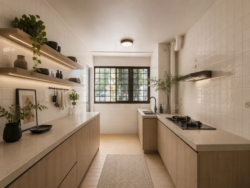 685 Hougang Street 61, 685 Hougang Street 61, 3 Bedrooms, 915 sqft, HDB Flat For Sale, by Leow Ziping, 500210689 - Kitchen - PropertyGuru.com.sg