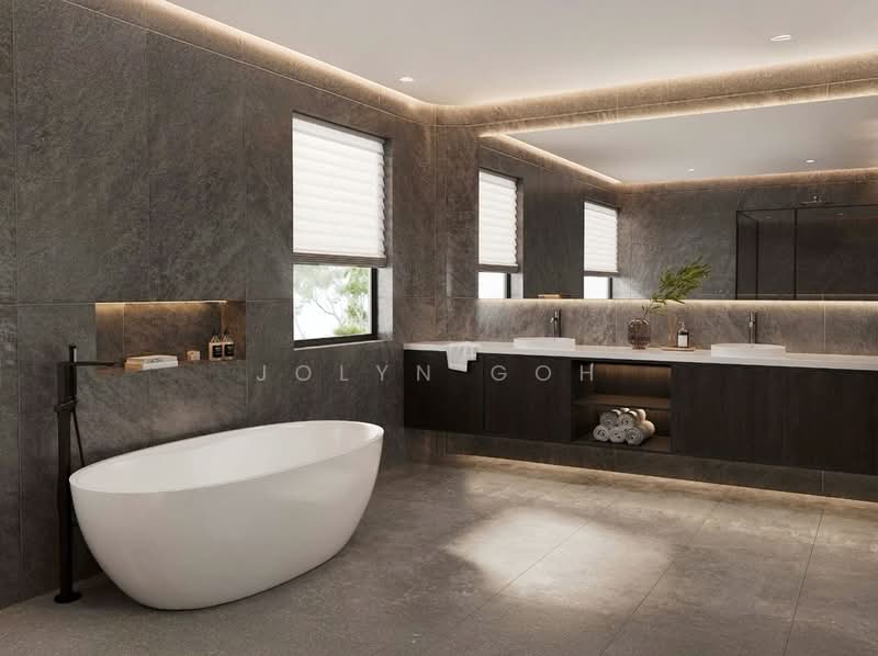 Avant-garde Siglap freehold detached, Siglap road, East Coast / Marine Parade, 5 Bedrooms, 9,280 sqft, Detached House For Sale, by Jolyn Goh, 500210717 - Bathroom - PropertyGuru.com.sg