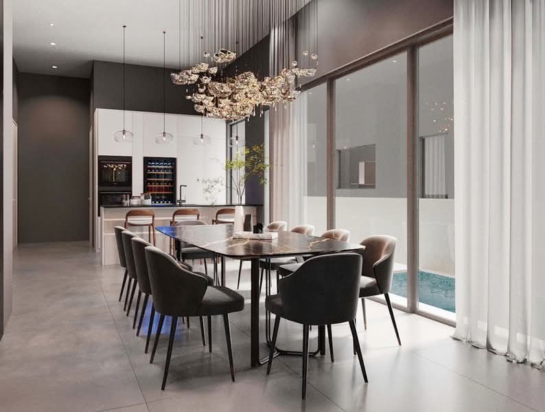 Avant-garde Siglap freehold detached, Siglap road, East Coast / Marine Parade, 5 Bedrooms, 9,280 sqft, Detached House For Sale, by Jolyn Goh, 500210717 - Dining Room - PropertyGuru.com.sg