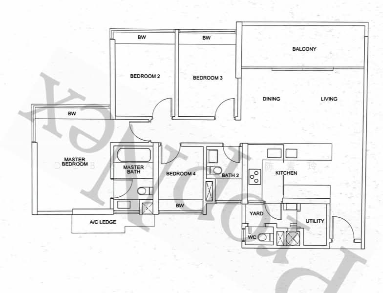 Centro Residences, 59 Ang Mo Kio Avenue 8, Ang Mo Kio / Bishan / Thomson, 4 Bedrooms, 1,281 sqft, Condominium For Sale, by Deborah Tan 陈素玲, 500210728 - PropertyGuru.com.sg