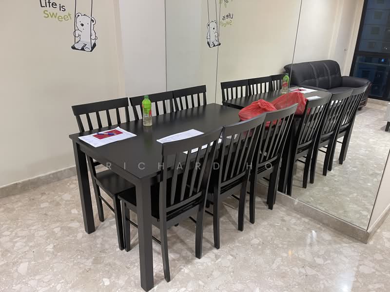 Simei Green Condominium, 1 Simei Street 4, 3 Bedrooms, 969 sqft, Condominium For Rent, by Richard Ho, 500210729 - Dining Area - PropertyGuru.com.sg