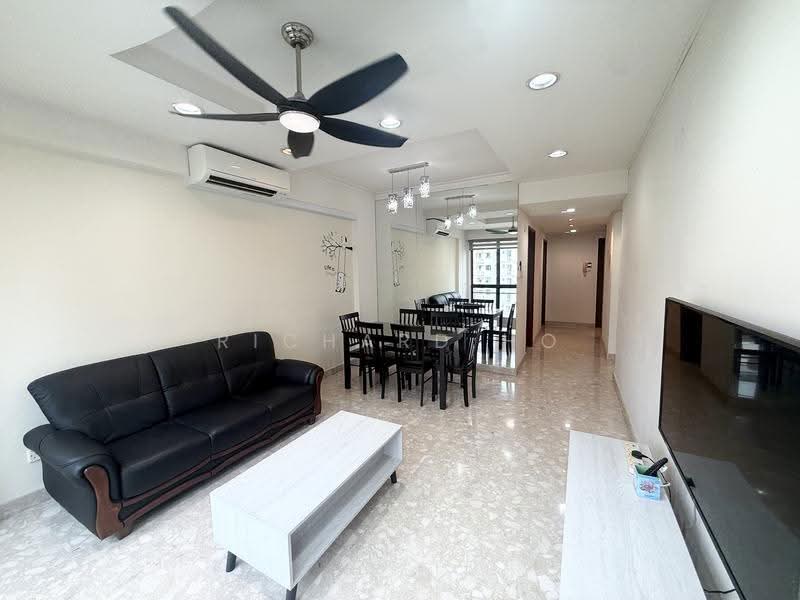 Simei Green Condominium, 1 Simei Street 4, Pasir Ris / Tampines, 3 Bedrooms, 969 sqft, Condominium For Rent, by Richard Ho, 500210729 - Living Room - PropertyGuru.com.sg