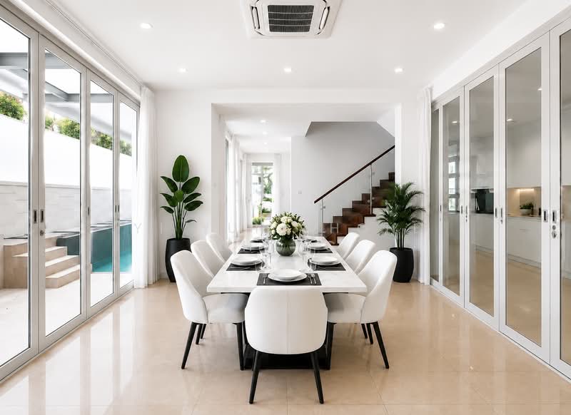 Sixth Avenue MRT, 7A Namly Crescent, Bukit Timah, Orchard, Holland Village, 7A Namely Crescent, 5 Bedrooms, 4,400 sqft, Semi-Detached House For Rent, by Yi Yun Shone Zhang, 500210796 - Dining Room - PropertyGuru.com.sg