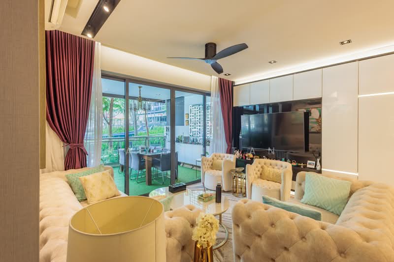 Parc Olympia, 64 Flora Drive, 4 Bedrooms, 1,733 sqft, Condominium For Sale, by Rayden Tan, 500210866 - Living Room - PropertyGuru.com.sg